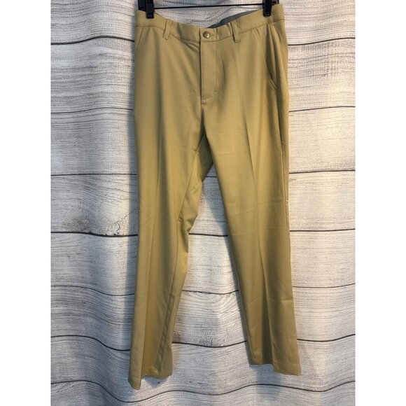 Adidas Men's Ultimate Golf Khaki Pants Size 30x30 - Picture 1 of 3